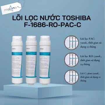 Lõi lọc nước Toshiba F-1686 RO PAC C | Cho máy N1686UV, N1843S, W1905S, W1035S, W1630SV, N1660SV, H1660SV