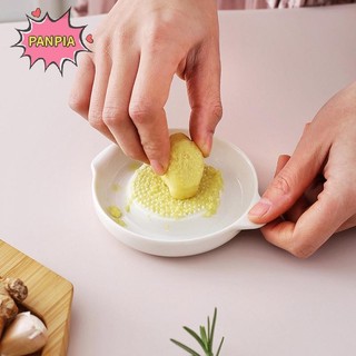 [PNPIA] Dụng cụ mài gừng gốm phong cách đơn giản màu trắng Máy mài cầm tay Máy nghiền tỏi Sứ di động Cà rốt Gừng mài Dụng cụ nhà bếp VN