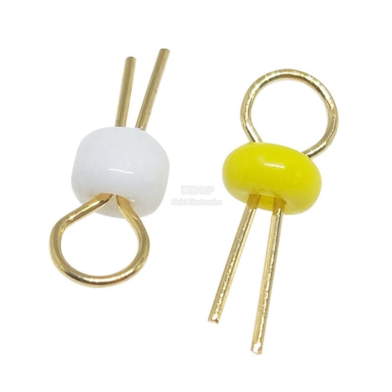 Bảng mạch PCB Điểm kiểm tra Hạt thử nghiệm bằng gốm mạ vàng Vòng thử nghiệm bảng mạch Pin đỏ Vàng trắng Đen Xanh xanh