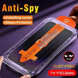 Dành Cho VIVO V15 V20 Pro V21 V21E V23 V23e V29e V25 V25E V27E V40 V50 Lite One Click Lắp Đặt Không Bụi Kính Cường Lực Chống Riêng Tư Phim Bảo Vệ Màn Hình FKUX