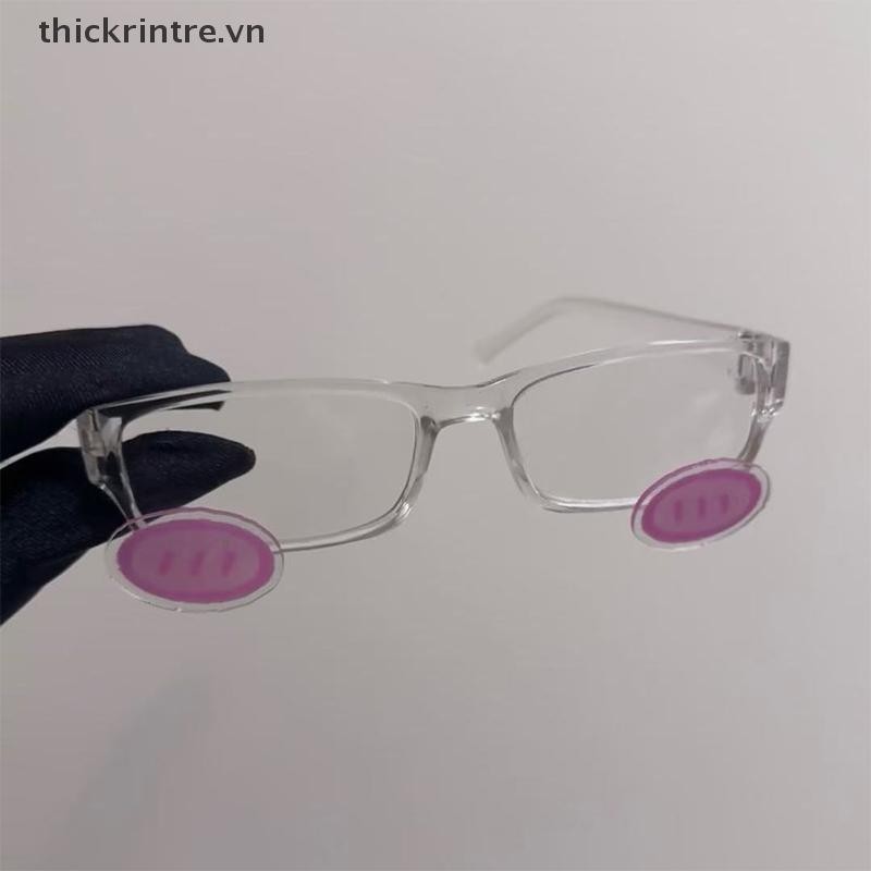 THI Kính Mắt Blusher Acrylic Trong Suốt, Phong Cách Anime Y2K, Phụ Kiện Thời Trang