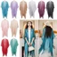 Áo choàng dạ hội BAMBOOB, Khăn choàng nữ màu tinh khiết tỏa sáng, Khăn choàng Cardigan tua rua thời trang dành cho nữ
