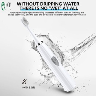 Bộ bàn chải đánh răng chăm sóc nha khoa bằng điện Bàn chải đánh răng chống nước IPX7 không dây
 Để loại bỏ vết bẩn răng Stubborn