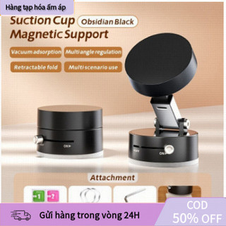 【48h】Giá đỡ gương trên Giá đỡ điện thoại cốc hút chân không hai mặt 360° Giá đỡ điện thoại hút từ tính chân không có thể