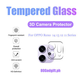 Kính Cường Lực 8K Bảo Vệ Camera Cho OPPO Reno14 F 9H Kính Ống Kính Cho OPPO Reno 14F 13F 12F 11F 14 13 12 11 Pro Bảo Vệ Toàn Diện Kính Máy Ảnh 3D