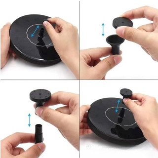Đài Phun Năng Lượng Mặt Trời 4 Vòi - Chống Thấm , Trang Trí Ao & Vườn & Hồ Cá