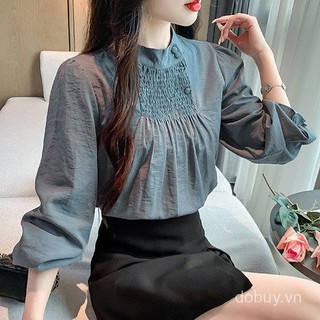 Áo Barong Filipiniana Hiện Đại Phù Hợp Cho Nữ, Cổ Cao, Tay Dài