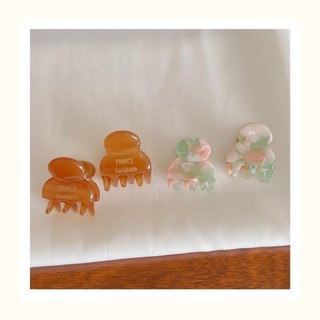 SAU 1 chiếc ​Móng vuốt tóc​, ​BỘ​ ​Axetat​ Kẹp cá mập, Nhãn vàng tinh tế ​Rỗng ra ngoài​ ​Chân bên​ ​Phụ Kiện Tóc Nữ​