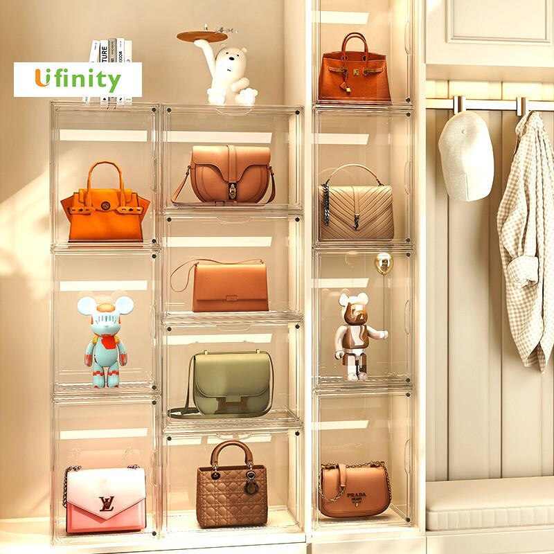 Lifinity Hộp Đựng Đa Năng Acrylic - Trưng Bày Mô Hình + Đựng Giày Dép + Mỹ Phẩm, Thiết Kế Sang Trọng