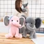 YOLOGO Thú Nhồi Bông, Cotton Kết Cấu Mềm Mại Voi Đồ Chơi Sang Trọng, Phong Cách Hoạt Hình Kawaii Gối Nhẹ Nhàng Cho Trẻ Sơ Sinh Sử Dụng