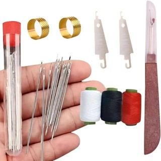 [COD] CORESSPACE Bộ dụng cụ may 31/34/37 món, kim đa năng cầm tay, sửa chữa/quilt/DIY
