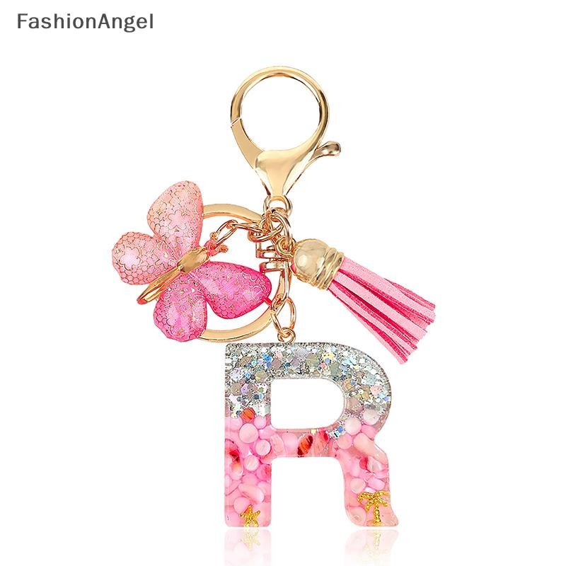 FashionAngel A-Z Dreamy Sequin Chữ Móc Khóa Dành Cho Nữ sel Mặt Dây Chuyền Ban Đầu Móc Khóa Ví Treo Túi Quyến Rũ Xe VN