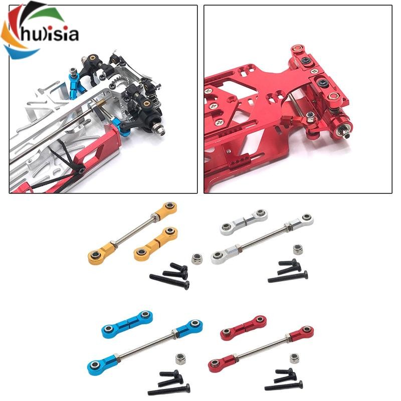 chulisia Thanh có thể điều chỉnh Turnbuckle RC Xe mô hình dự phòng Thanh kết thúc Phụ kiện hấp thụ Servo cho K989 284131