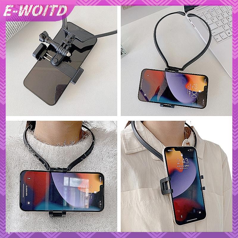 E-WOITD Tay Giá Đỡ Cổ Lười Giá Đỡ Điện Thoại Gắn Đa Năng Cho 15ProMax Dock Station HNVN