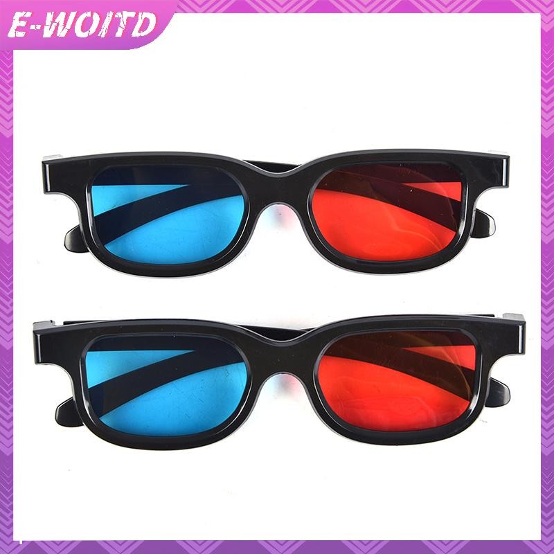 Khung kính 3D màu xanh đỏ E-WOITD cho trò chơi DVD phim Anaglyph chiều HNVN