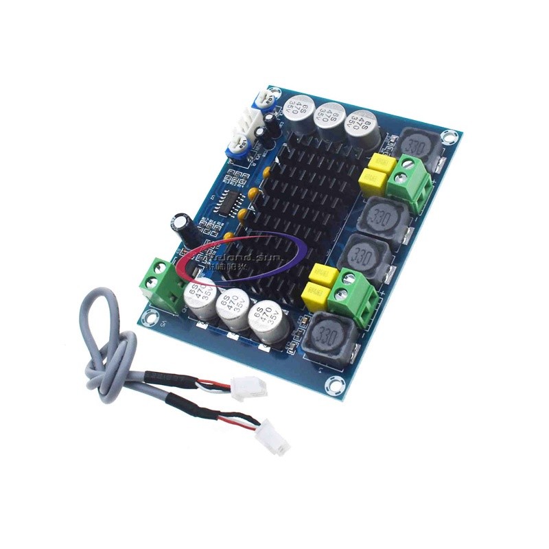 【COD】Bảng Mạch Khuếch Đại Âm Thanh 2 Kênh 120W – Dùng Cho Loa Gia Đình, Máy Tính, Nguồn DC12V–26V Tiện Dụng