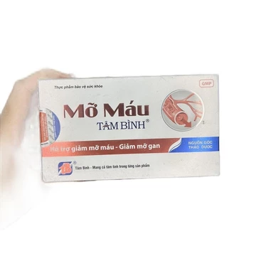 COMBO 04 HỘP Mỡ máu Tâm Bình - hộp 60 viên - (hỗ trợ giảm mỡ máu, giảm mỡ gan),( giảm cholesterol) thanh nhiệt, giải độc