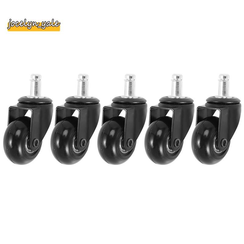 5 Chiếc Ghế Thay Thế Bánh Xe 2 Inch, Bánh Xe Hạng Nặng Có Thân Cắm 7 / 16 X 7 / 8 Inch, Cán Yên Tĩnh & Mịn