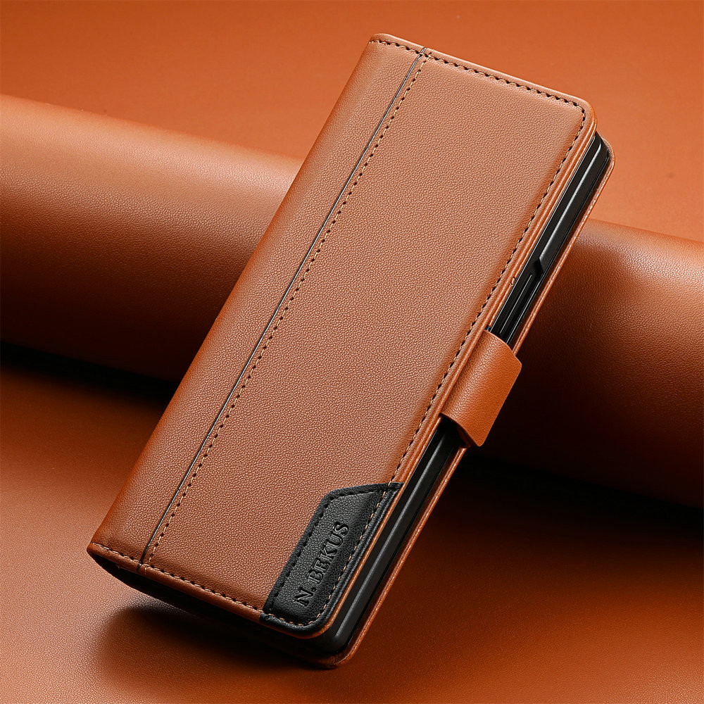 Ví Da Sang Trọng Coque Cho Samsung Galaxy Z Fold 7 5G 2025 Flip Case Từ Sách Armor Samsung Z Fold 3 4 5 6 Fold7 Cover