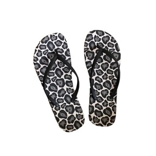 Xixitiao Flip-Flops Nữ Đi Biển Kỳ Nghỉ Châu Âu Phong Cách Mỹ Da Báo Độc Đáo Mùa Hè Mặc Ngoài