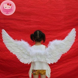 Moonlights Swallow Hình Thiên Thần Trắng Có Dây Đeo Co Giãn Cho Trẻ Em Trang Trí Tiệc EN