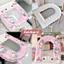 Tấm Lót Bồn Cầu Sanrio Dễ Thương Chất Liệu Silicon Lót Ngồi Toilet Êm Ái Kèm Tinh Dầu Tỏa Hương Thơm