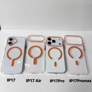 [JLK] Ốp Điện Thoại Từ Tính Siêu Mỏng Cho iPhone 17 16 15 14 13 12 Pro Max Ốp Lưng Cứng Acrylic Chống Sốc Không Khí