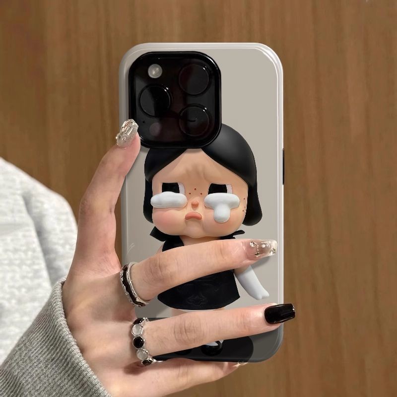 【✨Sopt】[Ốp điện thoại khóc váy đen cho bé] ốp lưng iphone 16promax /Apple 15pro/14plus/13, chống sốc