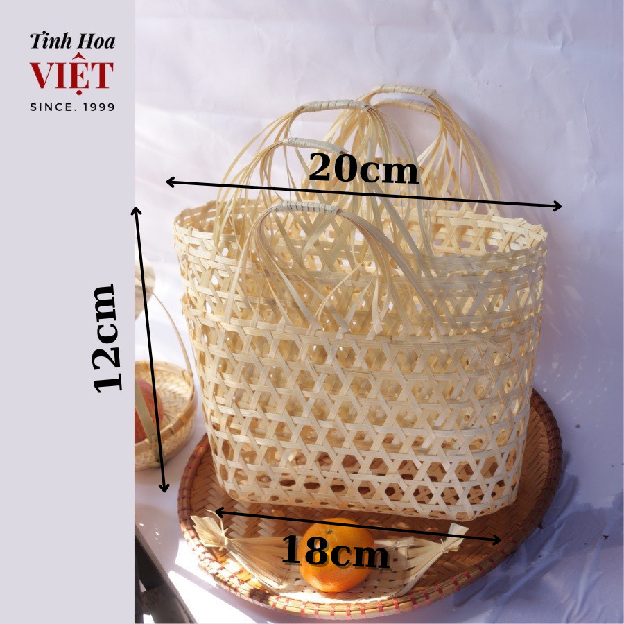 Giỏ tre đựng quà Tết, đựng quà trung thu, làn quà tặng