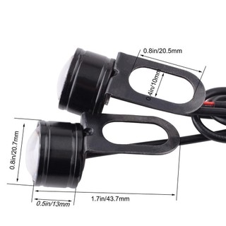 Faniellapowell 1 cặp Đèn Sương Mù, Đèn Lái Xe Siêu Sáng Led, Phụ Kiện Moto 12V Đa Năng Đèn Pha Xe Máy