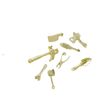 Mới Trung Quốc hợp kim vui nhộn Kìm Cờ lê Búa rìu công cụ Mặt Dây Chuyền Vòng tay diy Phụ kiện đính cườm