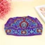 SAVORBOX Mũ Turban, Thêu Hoa Dân Tộc Bandanas, Thời Trang Vintage Phong Cách Mexico Thoáng Khí Nắp Tóc Dành Cho Nữ