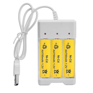 Bộ sạc pin AA có đèn báo LED 1,2V có thể sạc lại cho AAA Li-Ion và Ni-MH enmdavn