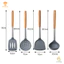 Kittenbaby Silicone Dụng Cụ Nấu Ăn Bộ Chịu Nhiệt Chống Dính Nồi Thìa Xẻng Dụng Cụ Nhà Bếp Đo Thìa Nướng Bộ Dụng Cụ Mới