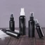 EBINLANDS 1 Cái Bình Tưới Nước Nhỏ, 20 / 30 / 50 / 60 / 100ml Chai Xịt Rỗng Màu Đen, Nước Hoa Mỹ Phẩm Dưỡng Da Mặt Phụ Kiện Du Lịch Nhựa Di Động