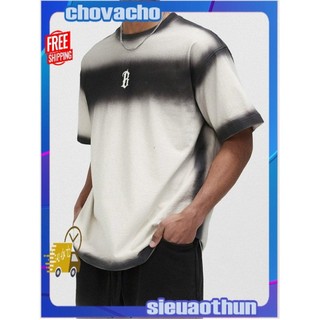 Áo thun Stee Cổ tròn SPAINT B Letter ICVCVNI Unisex