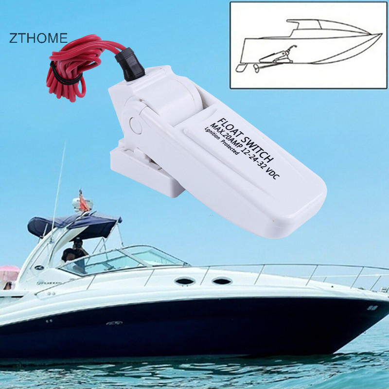 Zthome 12V 1100GPH Máy bơm cánh quạt tự động Bơm chìm Thuyền Phao biển U7W6 HOT