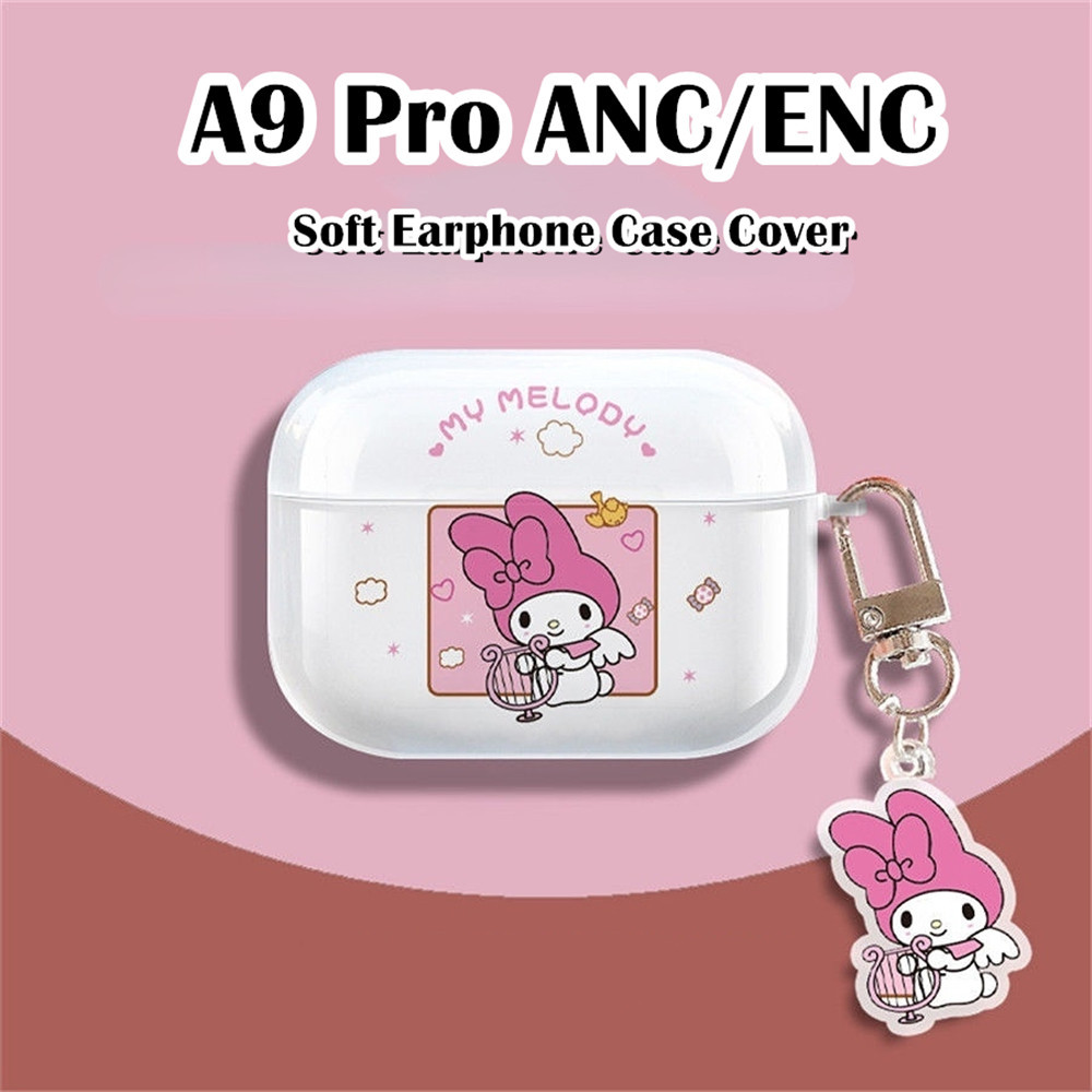 [Ngôi sao tương lai] Dành cho vỏ A9 Pro ANC / ENC Vỏ tai nghe Vỏ silicon mềm trong suốt hoạt hình