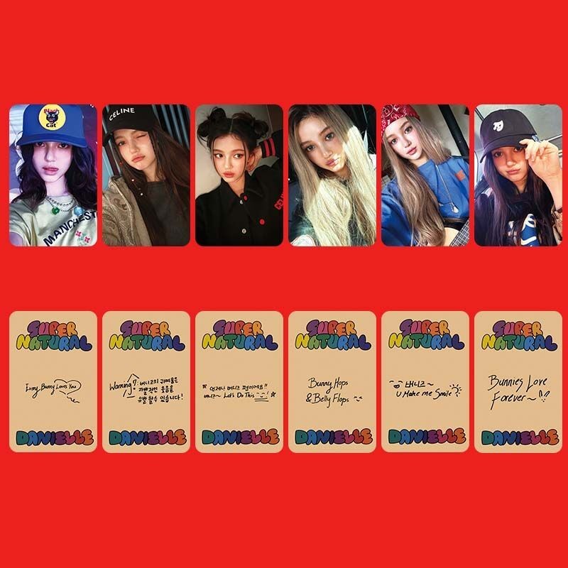5-10 Cái / bộ NJ Thẻ Lomo Siêu Nhiên WEVERSE Photocards HAERIN HANNI MINJI DANIELLE HYEIN SOLO Ảnh Bưu Thiếp Kpop YM