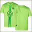 2024-2025 Bundesliga League VfL Wolfsburg sân nhà Áo thun bóng đá không số Trẻ em Người lớn Plus Size