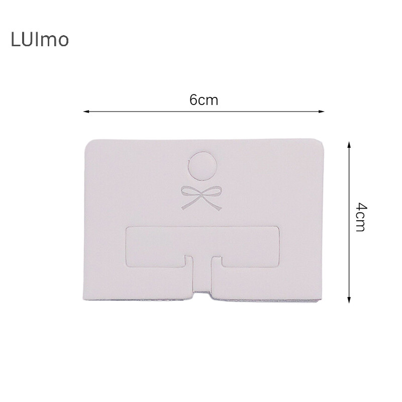 Luimo 50 chiếc kẹp tóc đơn giản, bao bì thẻ giấy, phụ kiện thời trang, thẻ giữ kẹp tóc