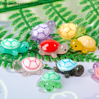 [dreamdreaming] 6 / 10 Con Rùa Dạ Quang Trang Trí Nhà Cảnh Quan Nhựa Thủ Công Phát Sáng Rùa Vườn Cá Thu Nhỏ Đồ Trang Trí [zkm]