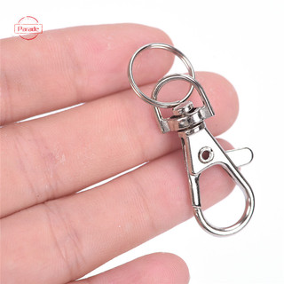 Parade 10PC Bạc Xoay Kích Hoạt Kẹp Chụp Tôm Hùm Khóa Móc Túi Móc Chìa Khóa Móc Khóa Móc Khóa Móc Khóa DIY Quà Tặng10PC Bạc Xoay Kích Hoạt Kẹp Chụp Tôm Hùm Khóa Móc Túi K