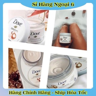 Tẩy tế bào chết, tẩy da chết body DOVE và dưỡng thể body nội địa Đức, Đủ Bill và Review