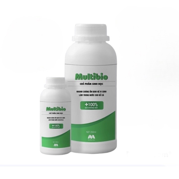 Vi Sinh Multibio 125ml /250ml /500ml - Khử Độc, Làm Trong Nước Cho Hồ Cá