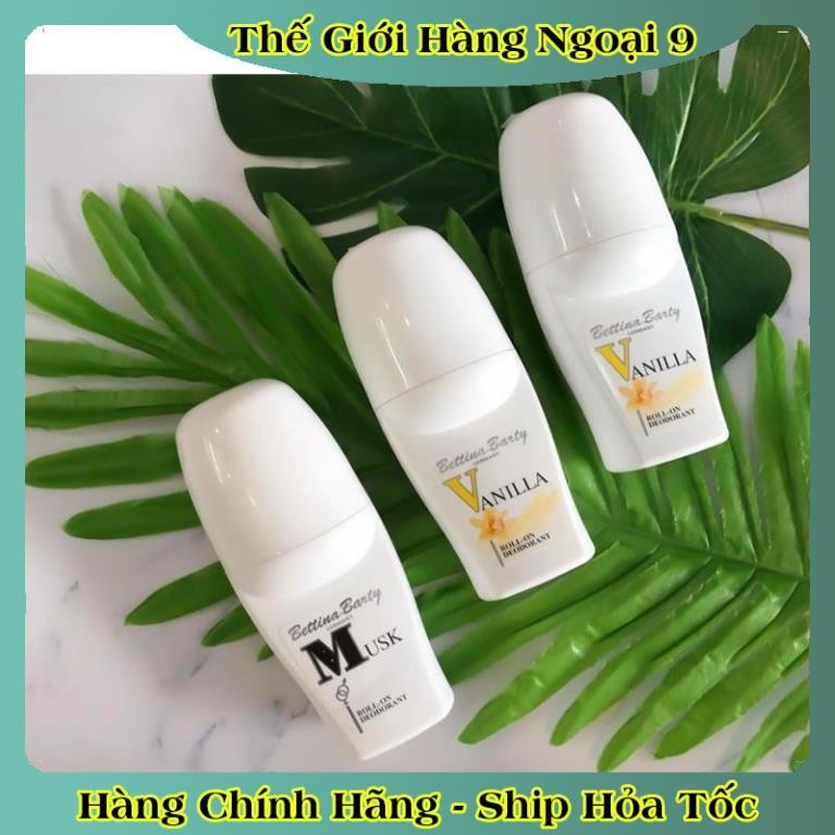 [auth] Lăn Khử Mùi Hương Nước Hoa Vanilla Bettina Barty Cho Nữ 50ml Của Đức [Hot]