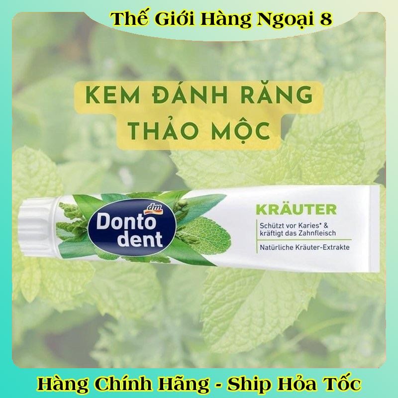 [DATE MỚI] Kem đánh răng DONTODENT Đức 125ML