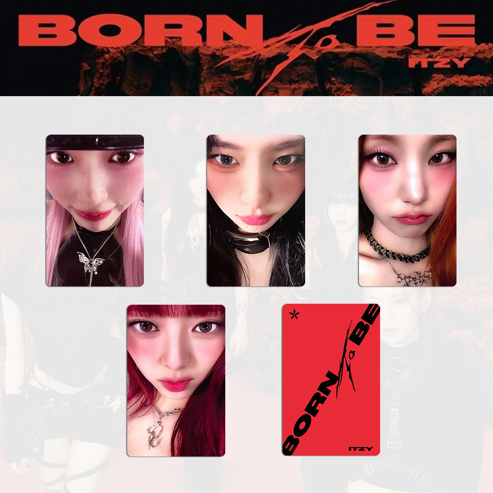4-5 Cái / bộ ITZY SINH RA ĐỂ ĐƯỢC Phiên Bản Đặc Biệt Lomo Card Algorhythm Album Nhật Bản Giáng Sinh KILL MY DOUBT Photocards Chaeryeong Yuna Lia Ryujin Yeji Kpop Bưu Thiếp YM