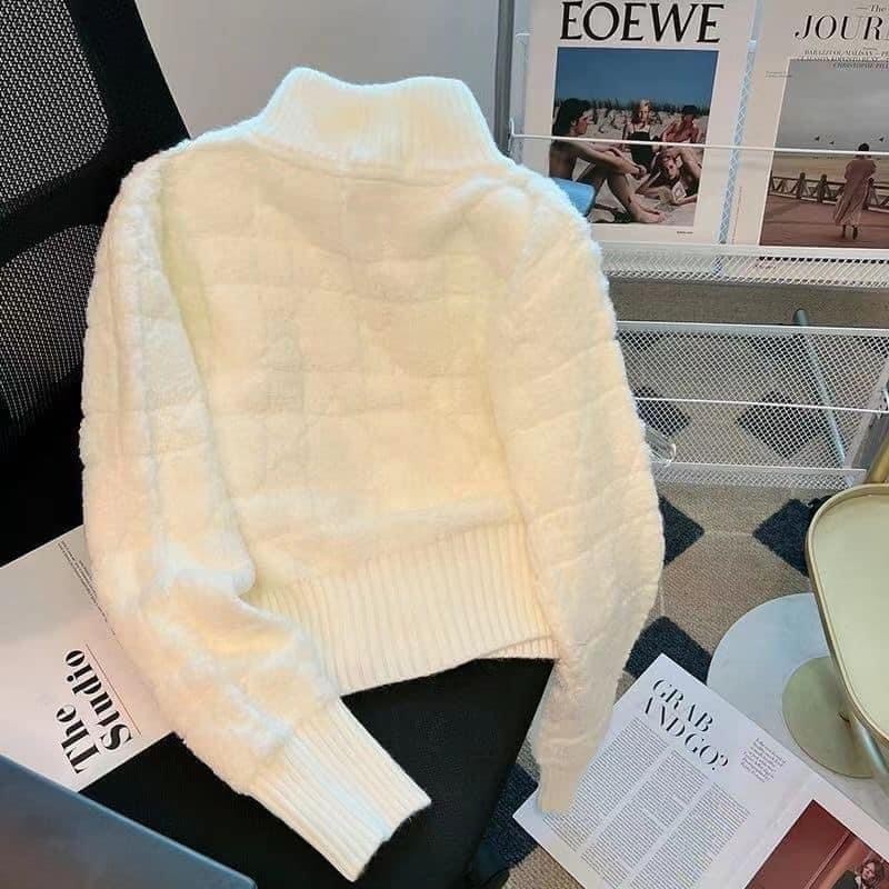 (HÀNG QUẢNG CHÂU LOẠI 1) Áo khoác len cardigan form dáng croptop 2 lớp ấm ấp (CÓ BIG SIZE) XIMIMI SP211