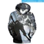 SY3 Đen Huyền Thoại Ngộ Không Zhu Bajie Áo Anime Áo Unisex Dài Tay Top Cosplay 3D Chui Đầu Plus Kích Thước YS3